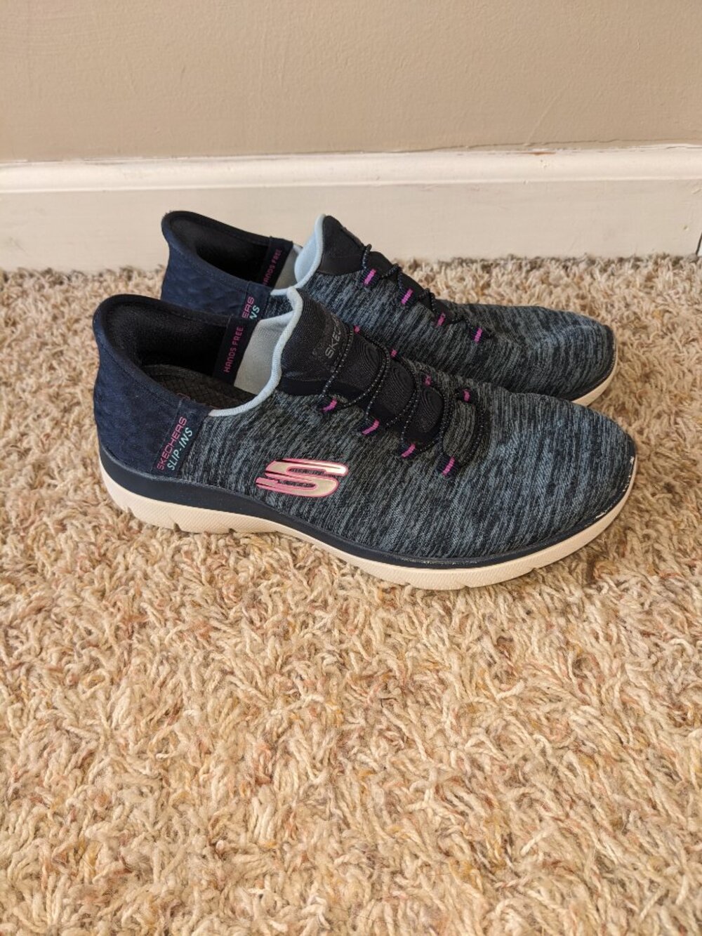 Skechers Slip-Ins Wide Fit Sneakers Sz 6